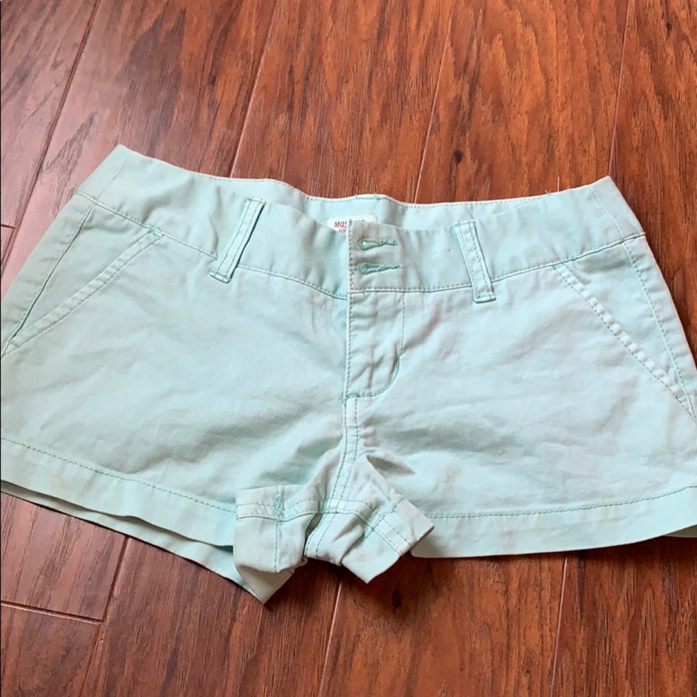 Mint green/turquoise shorts from Target